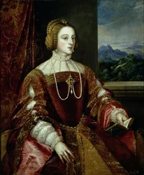 Portret van keizerin Isabella van Portugal, 1548